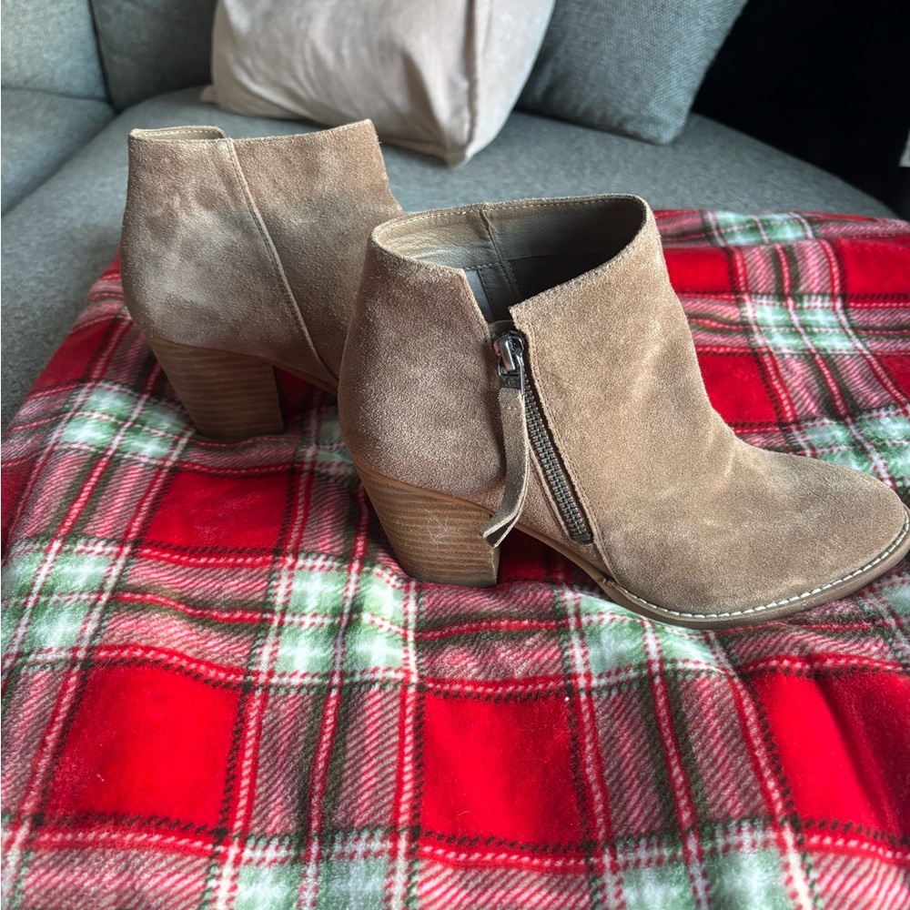 Sam Edelman Brown Suede Ankle Booties